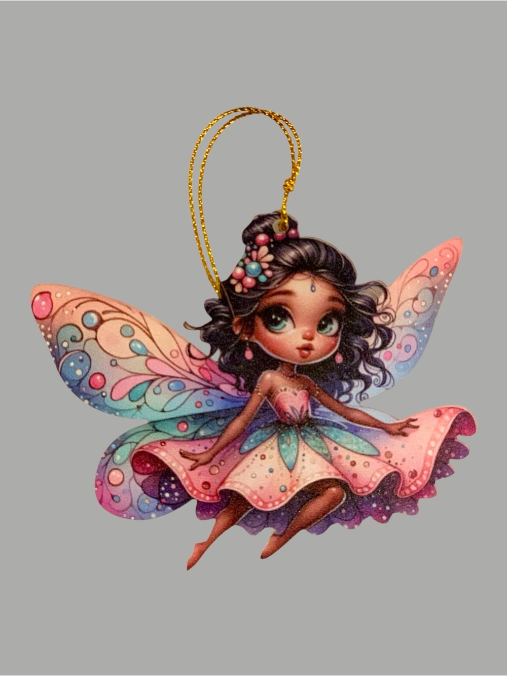 A Lot 4 Acrylic Fairy Hanging Ornament Pendants Great for resellers - Picture 3 of 5